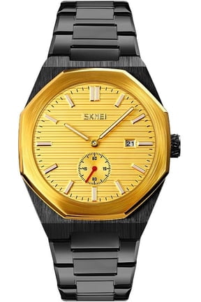 Men's Analog Quartz Watch Stainless Steel Waterproof Watches Minimalist Military Business Design with Date Function