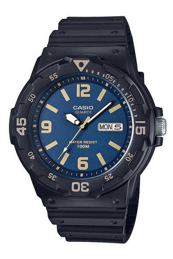 Men's Analog Watch, Blue Dial MRW-200H-2B3VCF