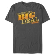 Men's Anchorman Big Deal Quote Graphic Tee Charcoal Large