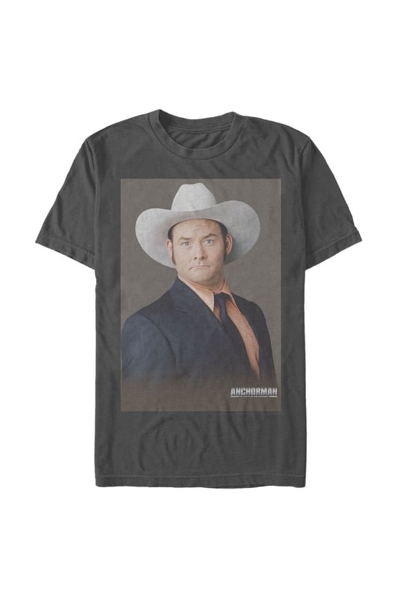 Men's Anchorman Champ Kind Sports Graphic Tee Charcoal 2X Large