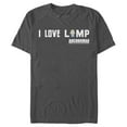 thumbnail image 1 of Men's Anchorman I Love Lamp Quote  Graphic Tee Charcoal 2X Large, 1 of 4