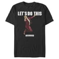 thumbnail image 1 of Men's Anchorman Ron Burgundy Let's Do This Graphic Tee Black X Large, 1 of 4