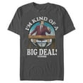 thumbnail image 1 of Men's Anchorman Ron Burgundy News Anchor  Graphic Tee Charcoal Medium, 1 of 4