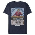 thumbnail image 1 of Men's Anchorman Ron Kind of a Big Deal  Graphic Tee Navy Blue 2X Large, 1 of 4