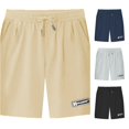 thumbnail image 1 of Men's And Boys' Summer Outdoor 5 Inch Shorts for Casual Beach Wear Lightweight Sportswear, XXXXXL, Light Yellow, 1 of 4