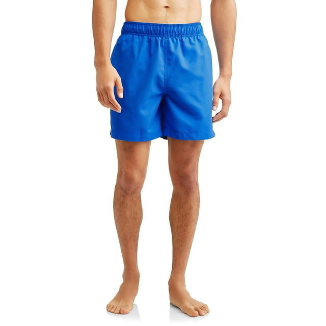 Men's And Men's Big Basic Swim Trunks, up to Size 5Xl