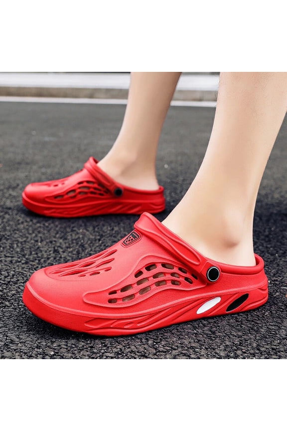 Men's And Women's Casual Clogs | Slip On Shoes | Waterproof Gray Sandals Size US