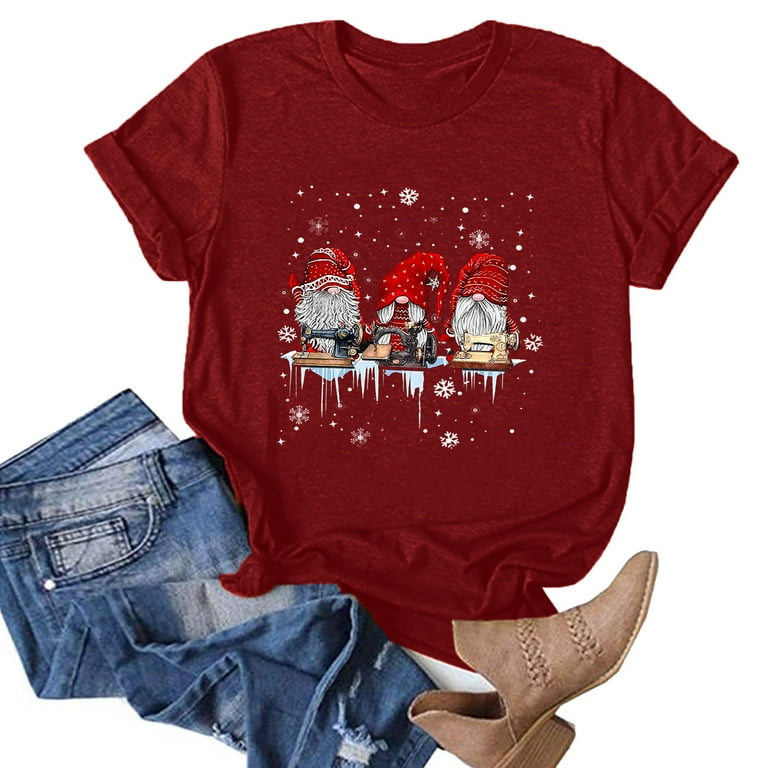 Walmart womens christmas t shirts clearance
