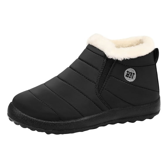 Men's And Women's Cotton Shoes For Winter Border Foreign Trade One Foot Large Size Thick Short Boots Outdoor Warm Boots