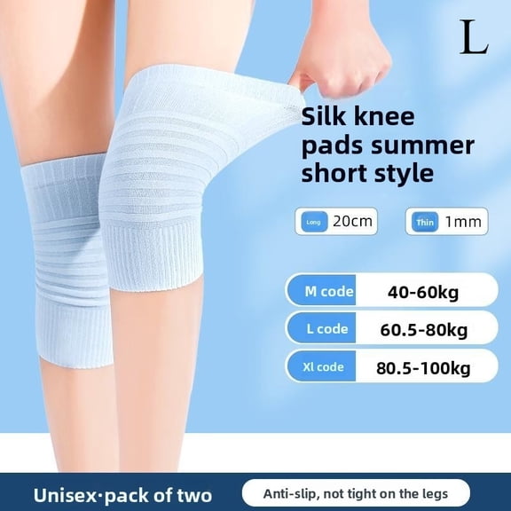 Men's And Women's Cotton Thin Bent Knee Warm Socks Joint Sheath Paint Cover for Air-Conditioned Room Sleeping Knee Protection