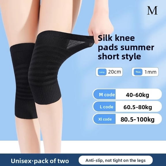 Men's And Women's Cotton Thin Bent Knee Warm Socks Joint Sheath Paint Cover for Air-Conditioned Room Sleeping Knee Protection
