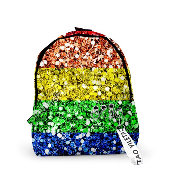 Men's And Women's Fashion Trend Student Daily 3D Digital Printing Backpack,29x12x40cm