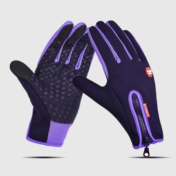 Men's And Women's Fleece Gloves Touch Screen Windproof Warm Riding Gloves