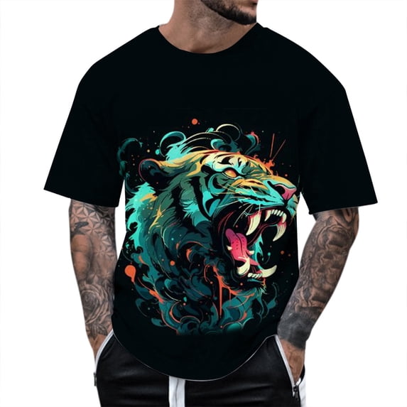 Men's And Women's Graphic T Shirts Can Be 3D Printed Short Sleeve Shirt Tops For Both Men And Women