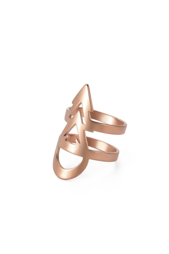 Arrow Ring for Women and Men Fashion Jewelry Stainless Steel Band Simple Electroplated Silver Gold Rose Gold Unisex Ring Minimalist Arrow Design