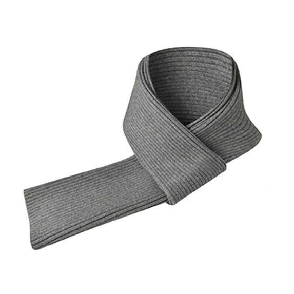 Womens Scarf Winter Clothing for Women Men's And Women's Thick Warm Solid Color Knit Neck Wool Long Scarf