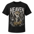 thumbnail image 1 of Men's Angel Graphic T-Shirt, Unisex Classic Fit Cotton Tee, 1 of 9