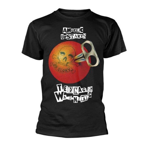 Men's Angelic Upstarts Teenage Warning T-shirt XX-Large Black