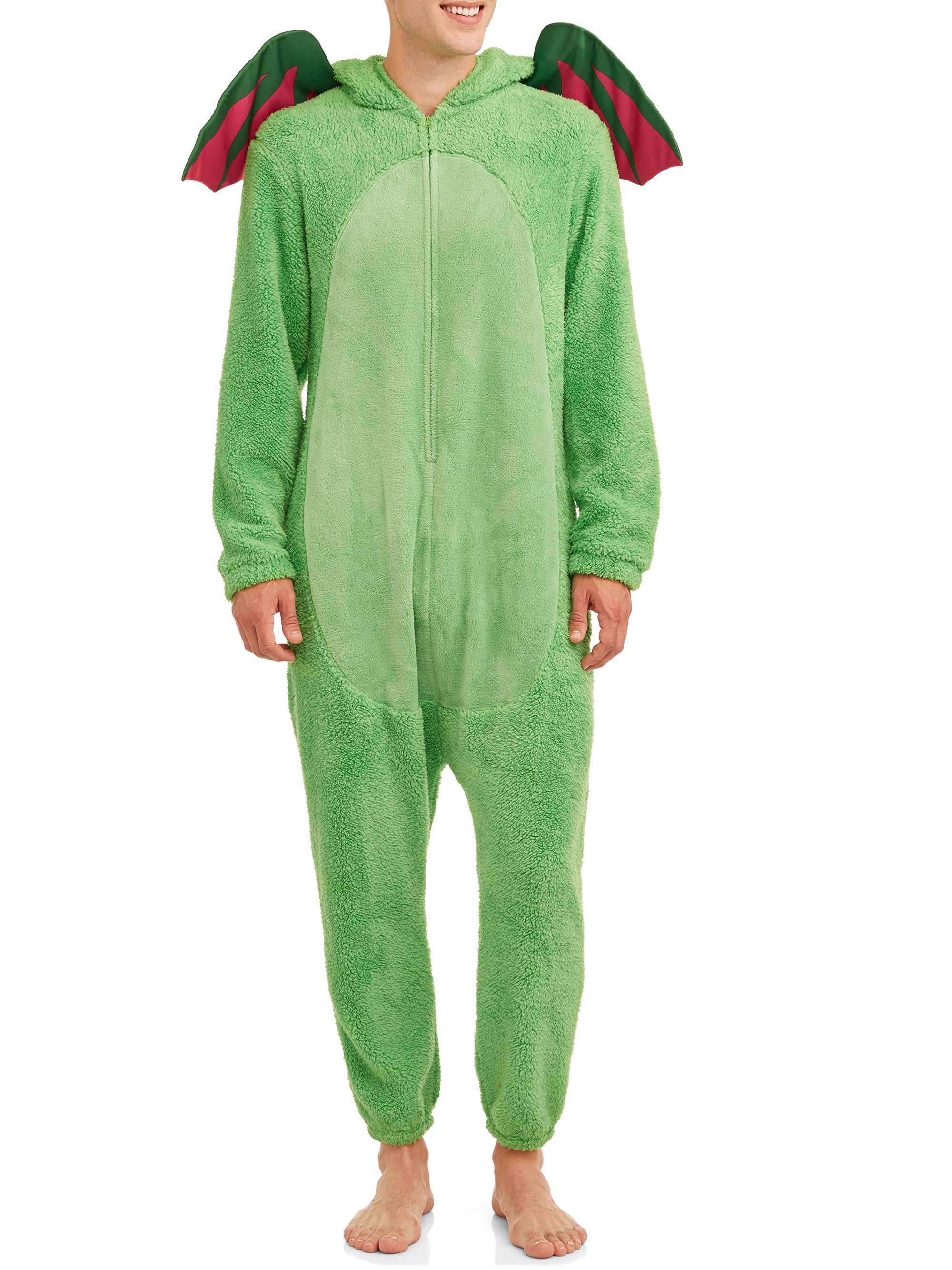 Disney, Adult Mens, Monsters Inc Sulley Pajamas Union Suit, Sizes S-XL 