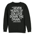 thumbnail image 1 of Men's Animal House Bluto 7 Years Quote  Sweatshirt Black 2X Large, 1 of 3