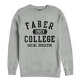 thumbnail image 1 of Men's Animal House Faber College Social Director  Sweatshirt Athletic Heather 3X Large, 1 of 3