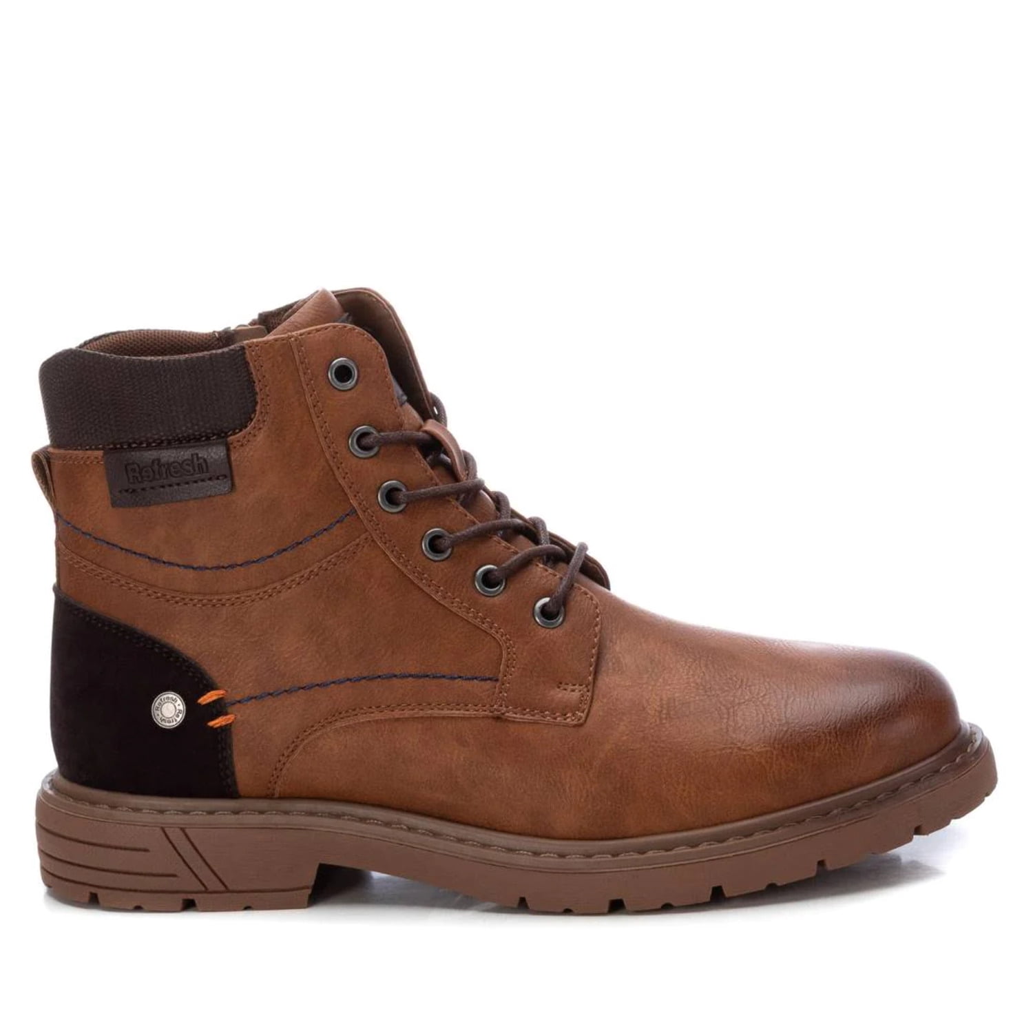 NEW XTI men\'s casual ankle boots in chocolate Men main image 4