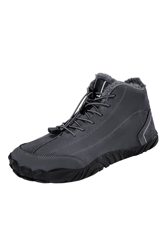 Men's Ankle Boots Winter Boots With Elastic Lace Up Comfort For Cold Weather