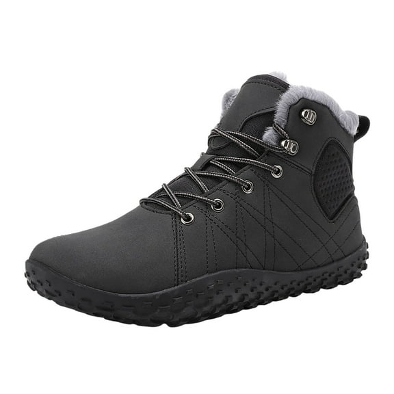 Men's Ankle Boots Winter Thermal Lace Up Fashionable On Comfortable Warm Footwear for Outdoor Daily Use in Cold Weather