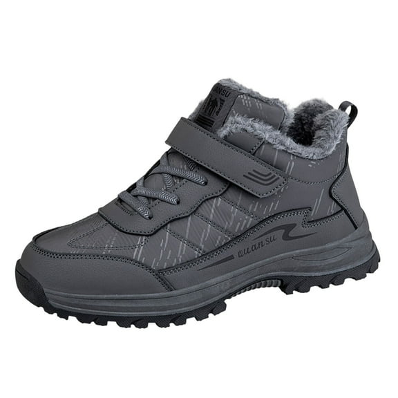 Men's Ankle Boots Winter Thermal Lined Casual Outdoor Comfortable Walking Shoes for Everyday Use