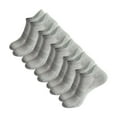 thumbnail image 1 of Men's Ankle Socks 5 Pairs Of Mesh Thin Sweat Sports Short Solid Boat Cotton Socks, 1 of 1