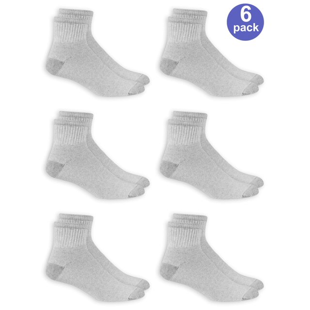 Men's Ankle Socks 6-Pack - Walmart.com
