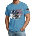 thumbnail image 1 of Men's Anniversary USA Shirt 1776 - 2026 Patriotic American Flag Freedom Shirts We The People 250 T-Shirt Summer Casual Fashion Tops,Light Blue,S, 1 of 4
