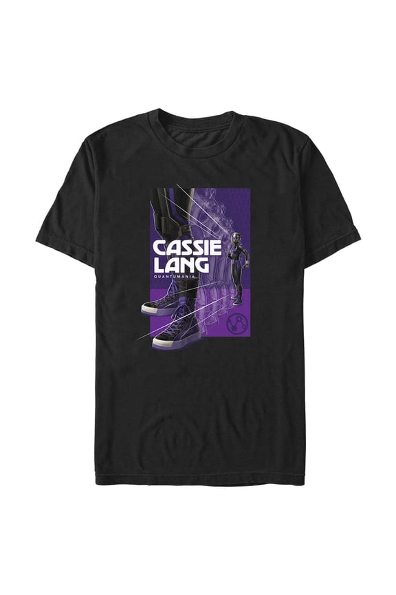 Men's Ant-Man and the Wasp: Quantumania Cassie Lang Sneakers Poster Graphic Tee Black 3X Large