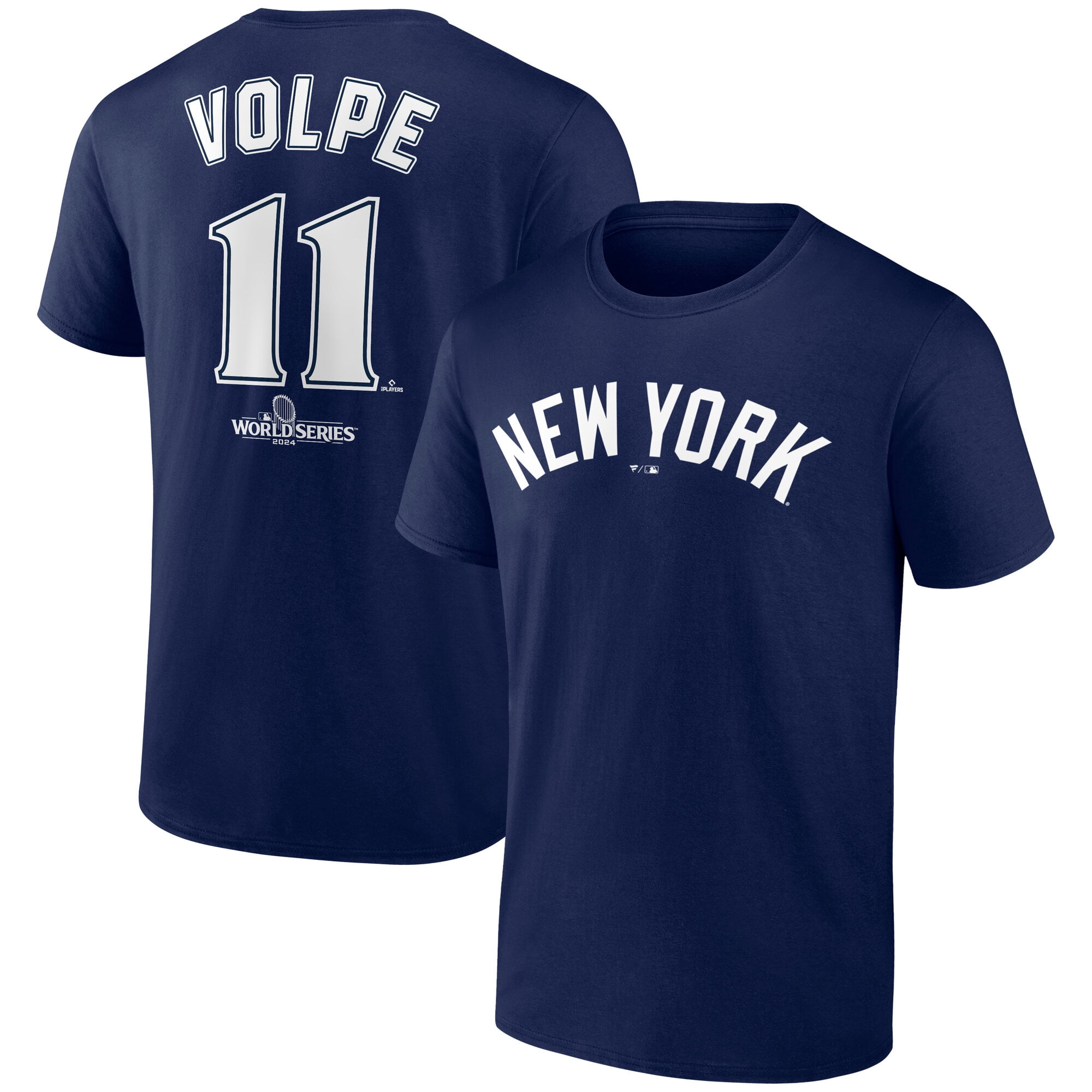 500 LEVEL Anthony Volpe New York Yankees Men's T-Shirt - Premium Tri-Blend Slim Fit Baseball Fan Gear