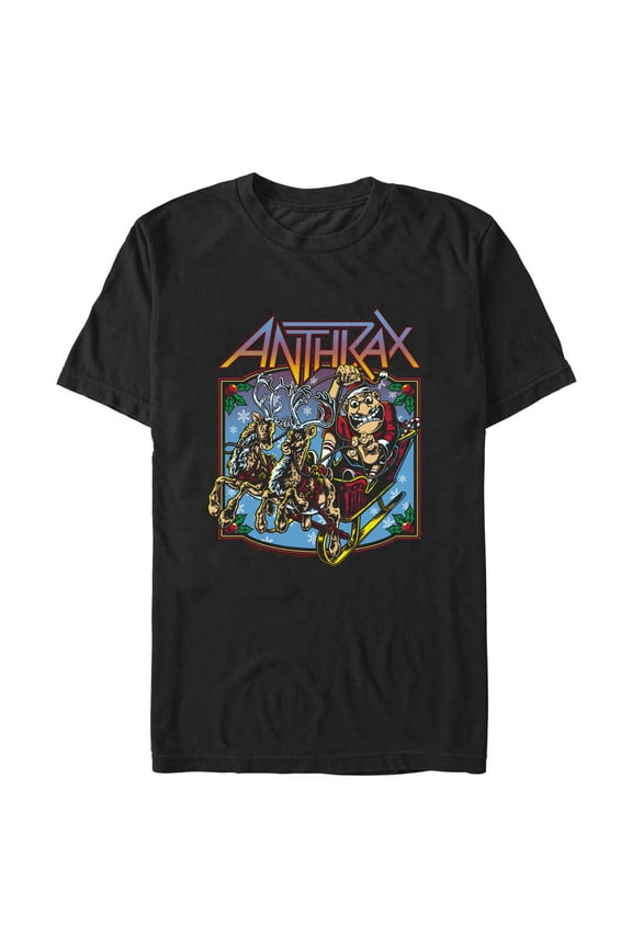 Men's Anthrax Not Man Sleigh Graphic T-Shirt