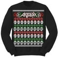 thumbnail image 1 of Men's Anthrax Skulls Christmas Sweatshirt XX-Large Black, 1 of 3
