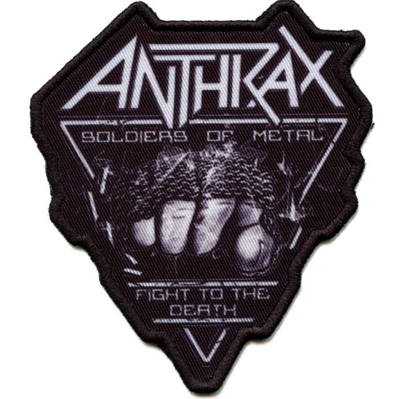 Men's Anthrax Soldier Of Metal Ftd Woven Patch