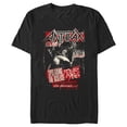 thumbnail image 1 of Men's Anthrax Welcome To Your Nightmare Distressed  Graphic T-Shirt, 1 of 5