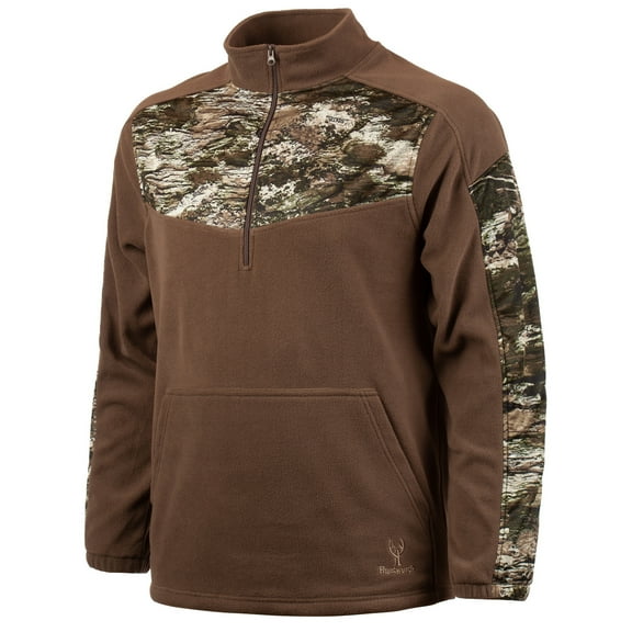 Men’s Anti-pill Fleece ¼ Zip Pullover (Ash Brown and Tarnen®)