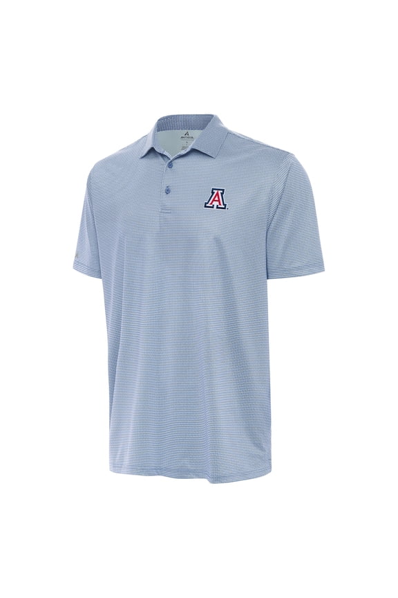 Men's Antigua Aqua/White Arizona Wildcats Rings Polo