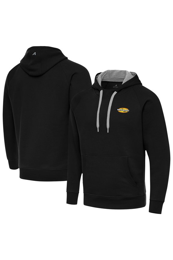 Men's Antigua Black ARCA Menards Series Victory Hoodie
