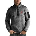 thumbnail image 1 of Men's Antigua Black Alabama Crimson Tide Fortune Half-Zip Sweatshirt, 1 of 1