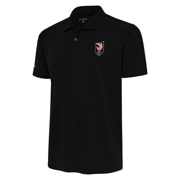 Men's Antigua Black Angel City FC Big & Tall Tribute Polo