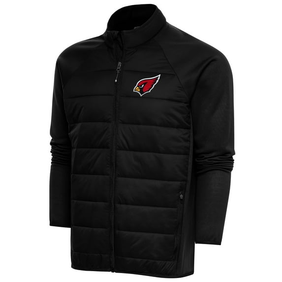 Men's Antigua Black Arizona Cardinals Altitude Full-Zip Jacket