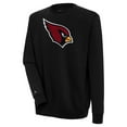 thumbnail image 1 of Men's Antigua  Black Arizona Cardinals Victory Crewneck Pullover Sweatshirt, 1 of 1