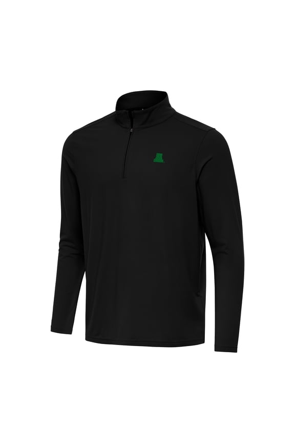 Men's Antigua Black Arizona Wildcats St. Patrick's Day Intent Quarter-Zip Pullover