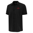 thumbnail image 1 of Men's Antigua  Black Arkansas Razorbacks Activate Woven Short Sleeve Button-Up Shirt, 1 of 1