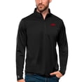 thumbnail image 1 of Men's Antigua Black Arkansas Razorbacks Tribute Quarter-Zip Top, 1 of 1
