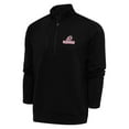 thumbnail image 1 of Men's Antigua  Black Arkansas Travelers Generation Quarter-Zip Pullover Top, 1 of 1