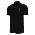 thumbnail image 1 of Men's Antigua Black Atlanta Falcons Team Logo Throwback Tribute Polo, 1 of 1